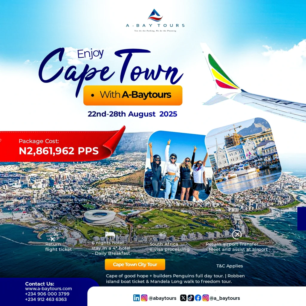 Travel planner deals Cape Town